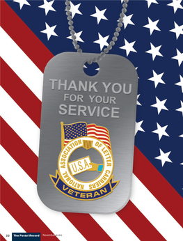 Thank You for Your Service Americans Pause Each Veterans Day, Nov. 11, to Honor The