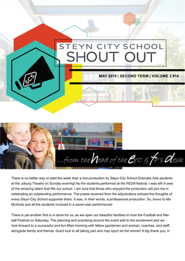 SCS Shout out Volume 2.14 24 May 2019.Indd