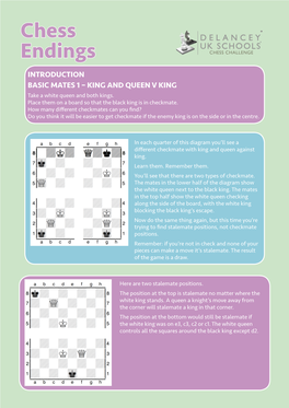 Chess Endings Chess Endings