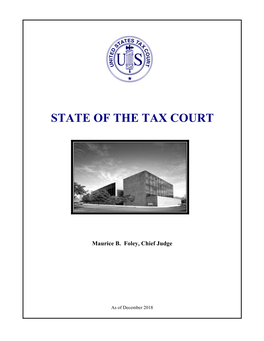 State of the Tax Court