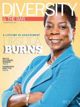 A Lifetime of Achievement Ursula Burns