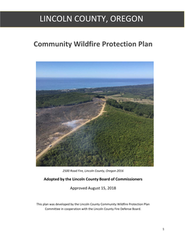 Community Wildfire Protection Plan