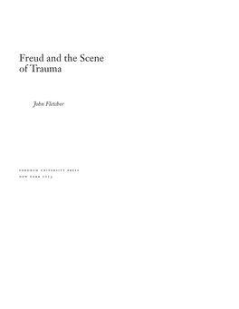 Freud and the Scene of Trauma