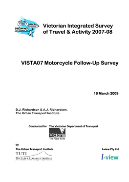 VISTA07 Motorcycle Survey Report