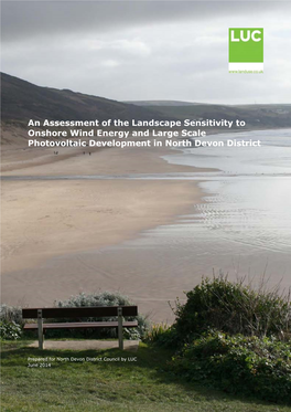 North Devon Landscape Sensitivity Assessment