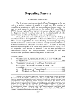 Repealing-Patents.Pdf