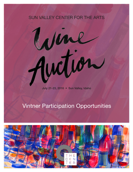 Vintner Participation Opportunities