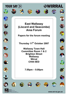 East Wallasey (Liscard and Seacombe) Area Forum