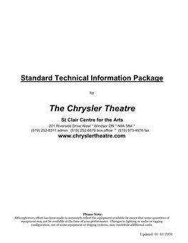 Standard Technical Information Package