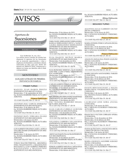 Avisos Del Diario Oficial En Línea