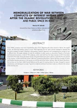 Memorialization of War Between Conflicts of Interest Before and After the Islamic Revolution: Public Art and Public Space in Iran