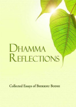 Collected Essays of Bhikkhu Bodhi