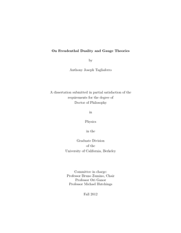 On Freudenthal Duality and Gauge Theories by Anthony Joseph