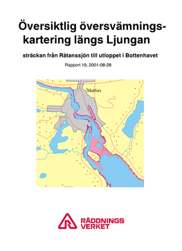 Översiktlig Översvämningskartering Längs Ljungan