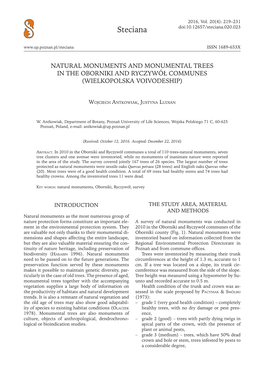 Steciana Doi:10.12657/Steciana.020.023 ISSN 1689-653X