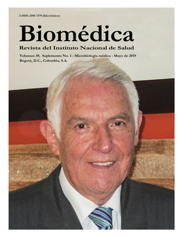 Biomédica Revista Del Instituto Nacional De Salud Volumen 39, Suplemento No