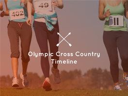 Olympic Cross Country Timeline 1850 1890