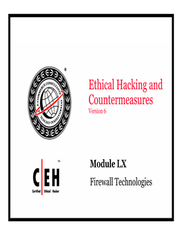 Ethical Hacking and Countermeasures Version 6