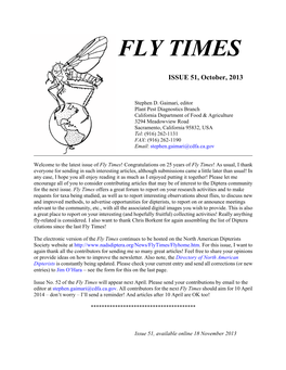 Fly Times Issue 51, October 2013