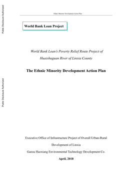 2.3 the Socioeconomic Profiles of Ethnic Minorities in the Project Area