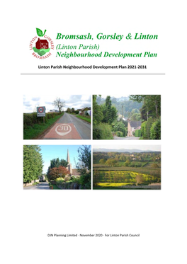 Linton Neighbourhood Development Plan and Do Not Constitute Planning Policy
