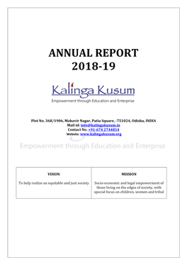 Annual Report 2018-19