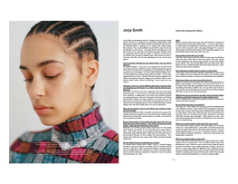 Jorja Smith Interview Alexandra Weiss