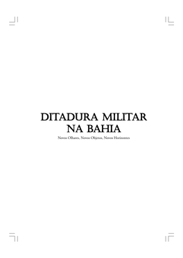 Ditadura Militar Na Bahia