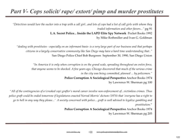 Cops Solicit/ Rape/ Extort/ Pimp and Murder Prostitutes