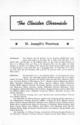 Cloister Chronicle 395