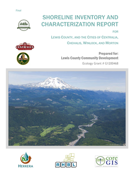 12-05276-000 Shoreline Inventory and Characterization 2013 10 17.Pdf