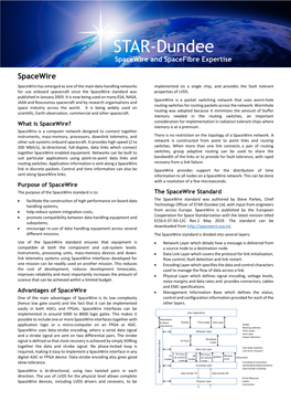 Spacewire Datasheet