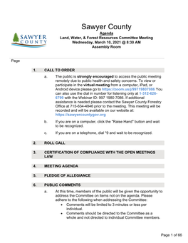 Land, Water, & Forest Resources Committee