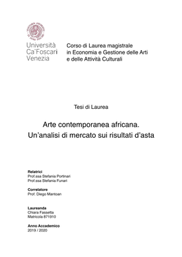 TESI MAGISTRALE Egart Di Chiara Fassetta