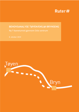 Ny T-Banetunnel Gjennom Oslo Sentrum