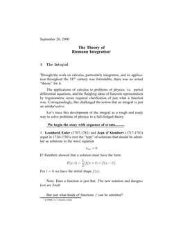 Riemann Integral 2