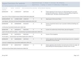 Planning Appeal Decisions