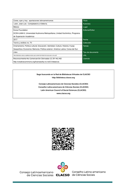 Corea-Ayer-Y-Hoy.Pdf" URL Reconocimiento-No Comercial-Sin Derivadas CC BY-NC-ND Licencia