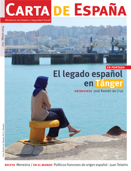 El Legado Español En Tánger Entrevista José Ramón Da Cruz Foto: Puerto De Tánger, 2013