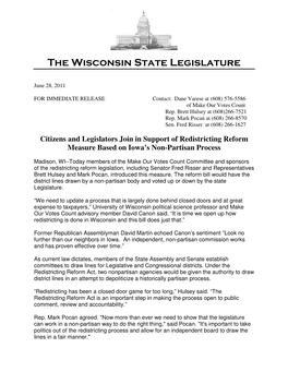 The Wisconsin State Legislature