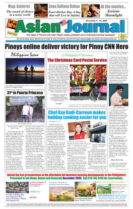 Pinoys Online Deliver Victory for Pinoy CNN Hero