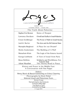 Issue 3.1, Winter 2004