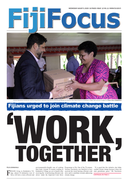 Fijians Urged to Join Climate Change Battle