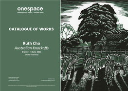 Ruth Cho Australian Knockoffs 4 May – 4 June 2021 [ONLINE EXHIBITION]