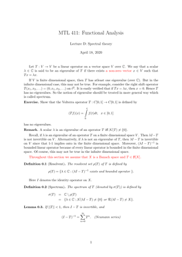 MTL 411: Functional Analysis