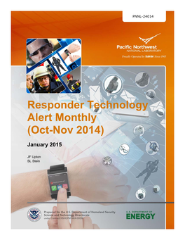 Responder Technology Alert Monthly (Oct-Nov 2014) January 2015