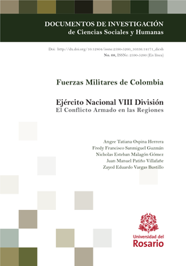 Fuerzas Militares De Colombia Ejército Nacional VIII División