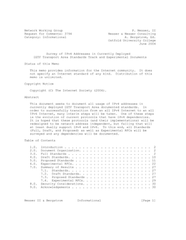 Network Working Group P. Nesser, II Request for Comments: 3794 Nesser & Nesser Consulting Category: Informational A