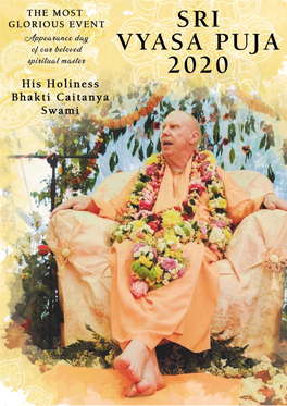 English Vyasa Puja Book 2020