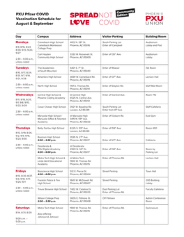 Recurring Vaccination Events